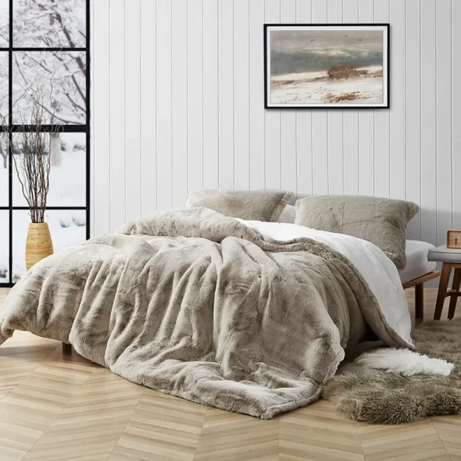 Chunky Bunny - Coma Inducer® Oversized Comforter Set - Stone Taupe