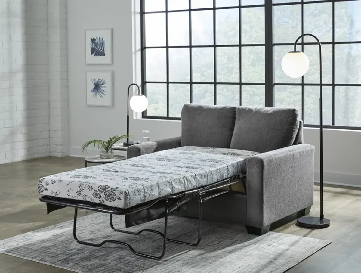 Rannis Pewter Twin Sofa Sleeper