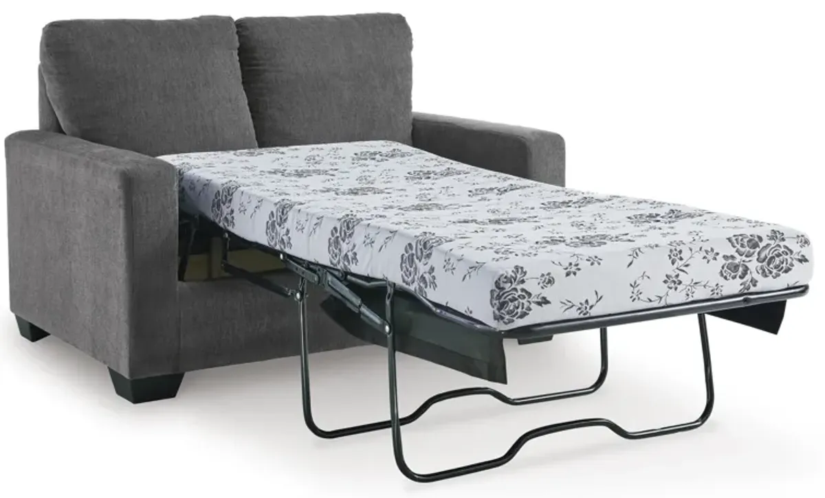 Rannis Pewter Twin Sofa Sleeper