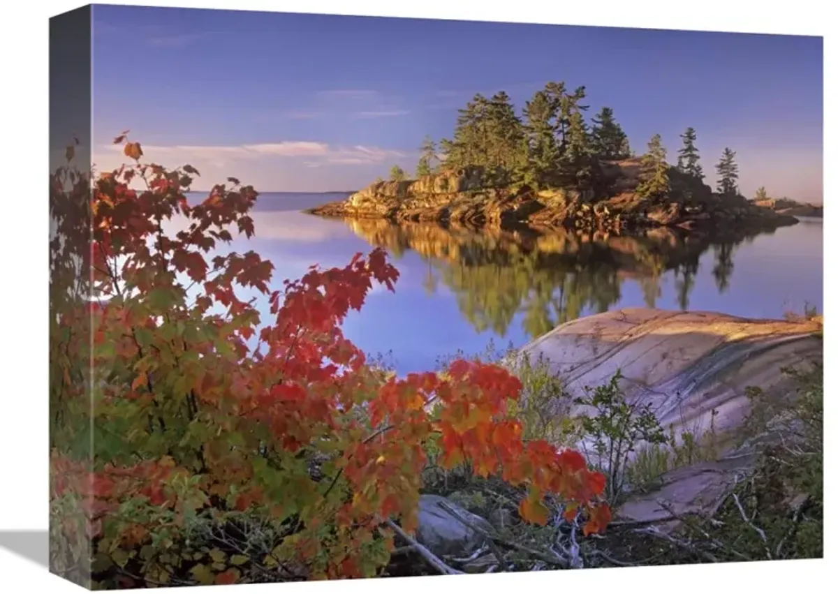Island in Georgian Bay, Lake Huron, Killarney Provincial Park, Ontario-Canvas Art-16x12