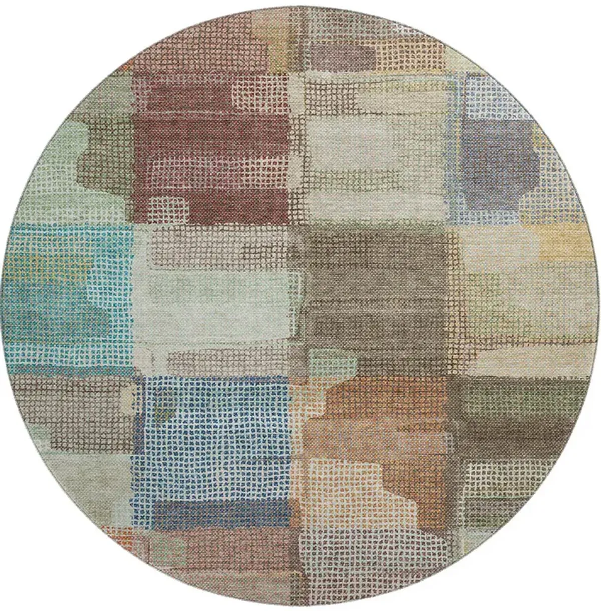 Ravenna RN10 Putty 8' Round Rug