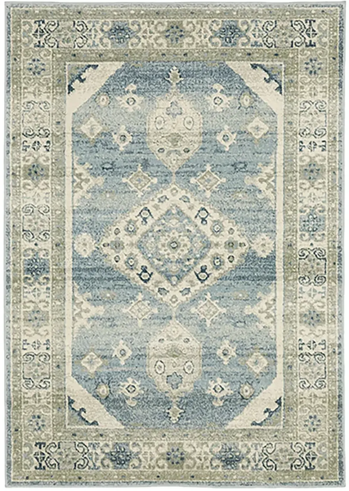 Branson 5'3" x 7'3" Blue Rug