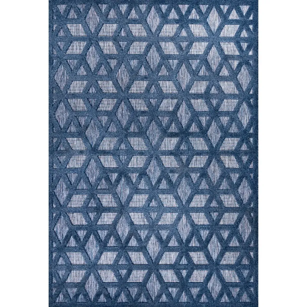 Talaia Neutral Geometric Indoor/Outdoor Area Rug