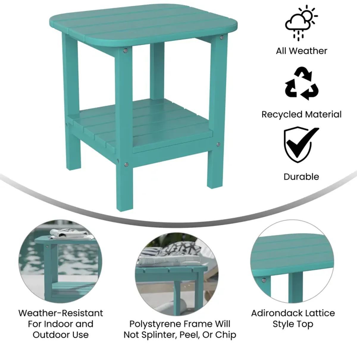 Plastic Adirondack Tables