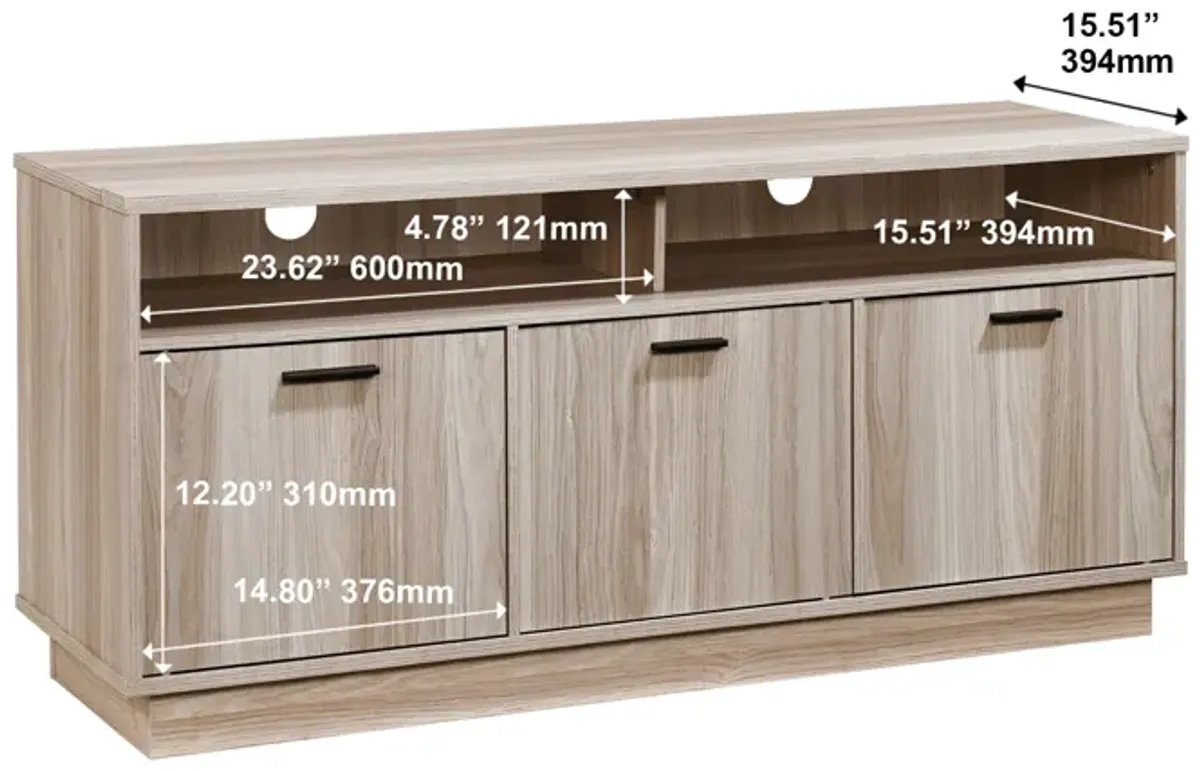 47.24 in. Wood TV Stand with 3 Storage Cabinets Fits TV's up to 55 in.