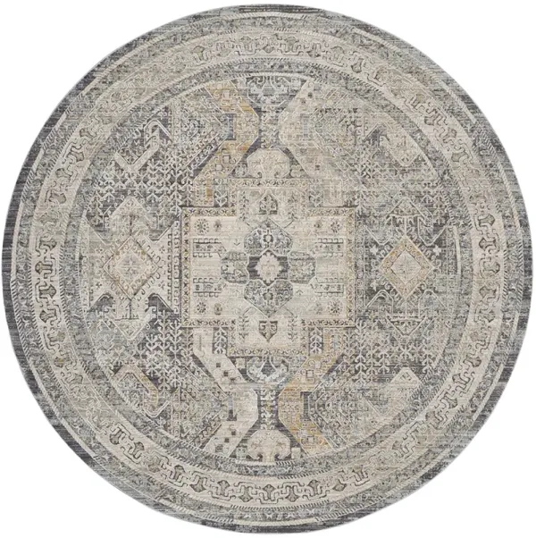 Lynx LNX01 Ivory/Charcoal 5'3" x 7'10" Rug