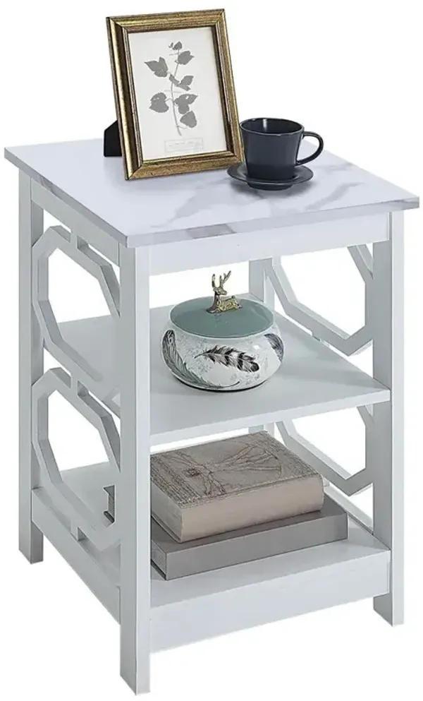 Convience Concept, Inc. Omega End Table with Shelves
