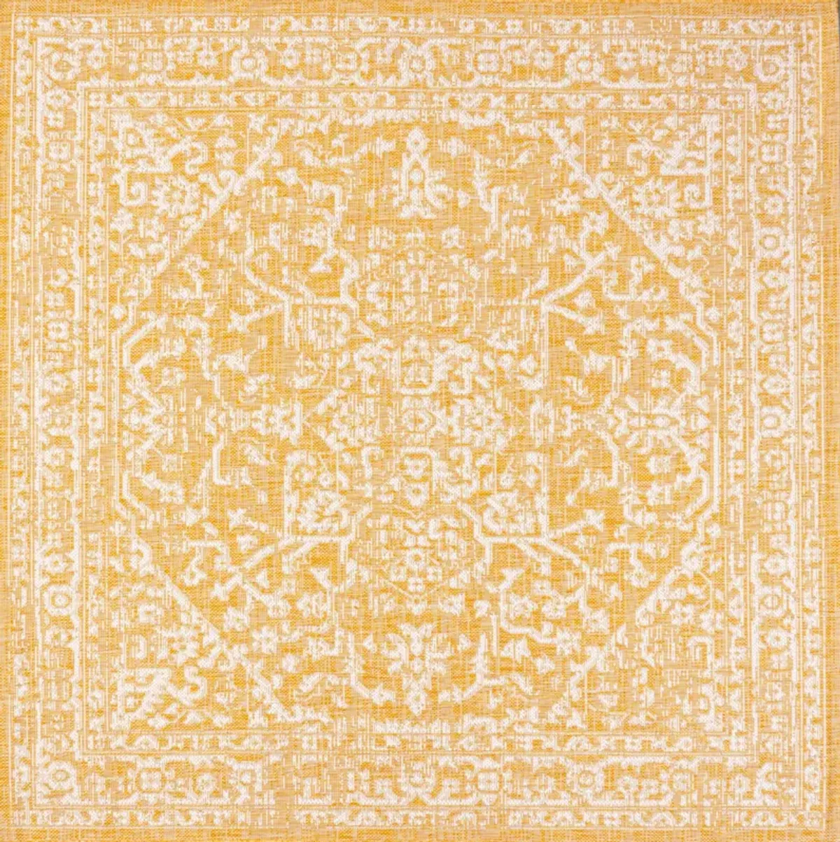 Malta Bohemian Medallion Textured Weave Indoor/Outdoor Area Rug