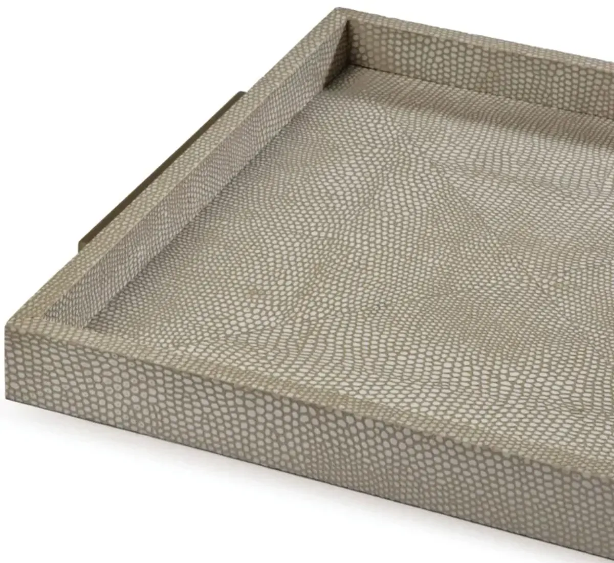 Square Shagreen Boutique Tray