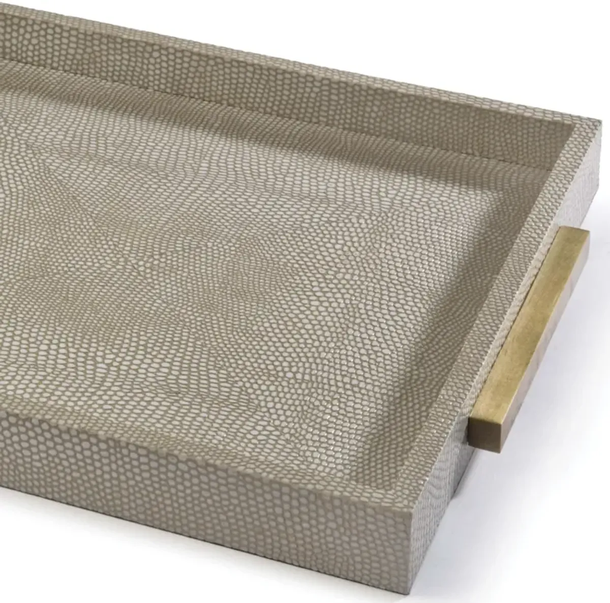 Square Shagreen Boutique Tray