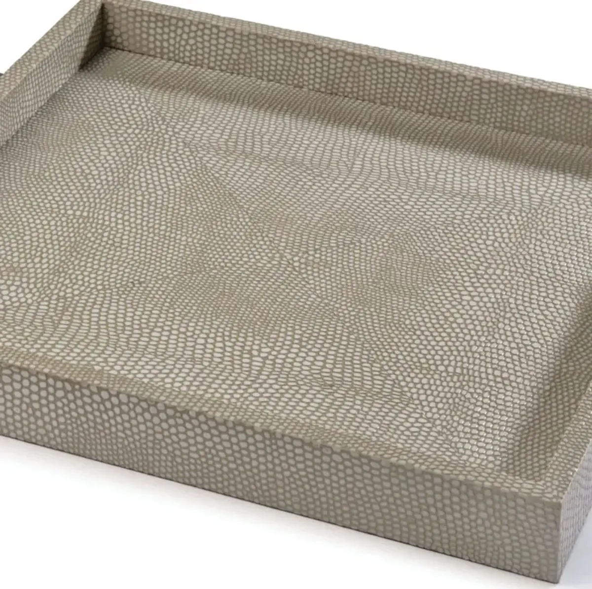 Square Shagreen Boutique Tray