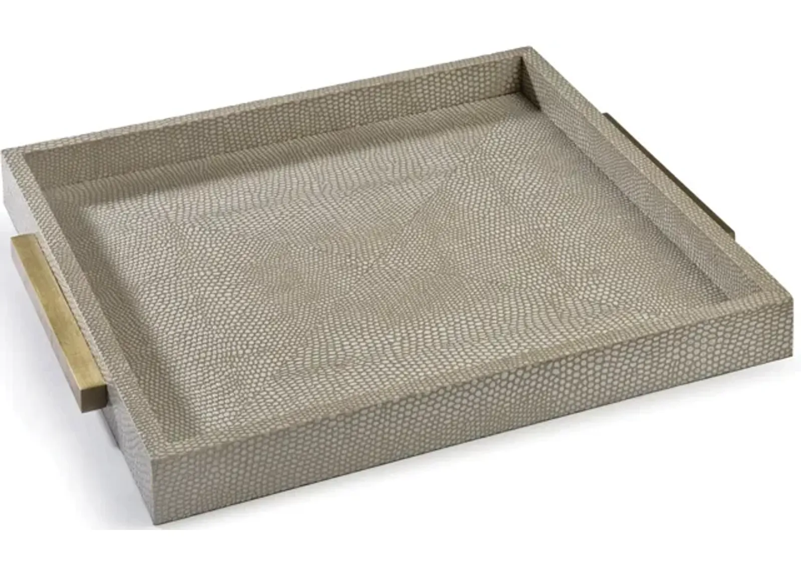 Square Shagreen Boutique Tray