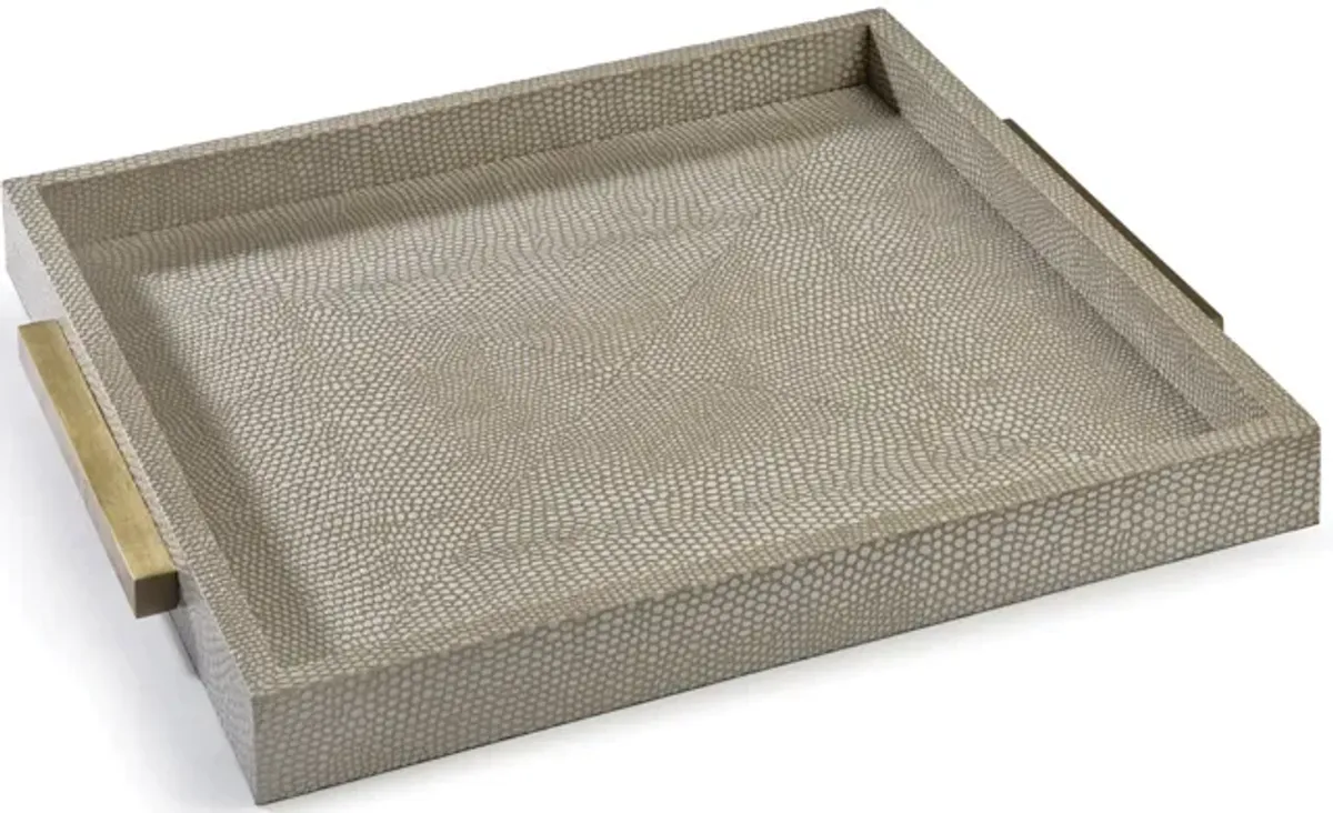 Square Shagreen Boutique Tray