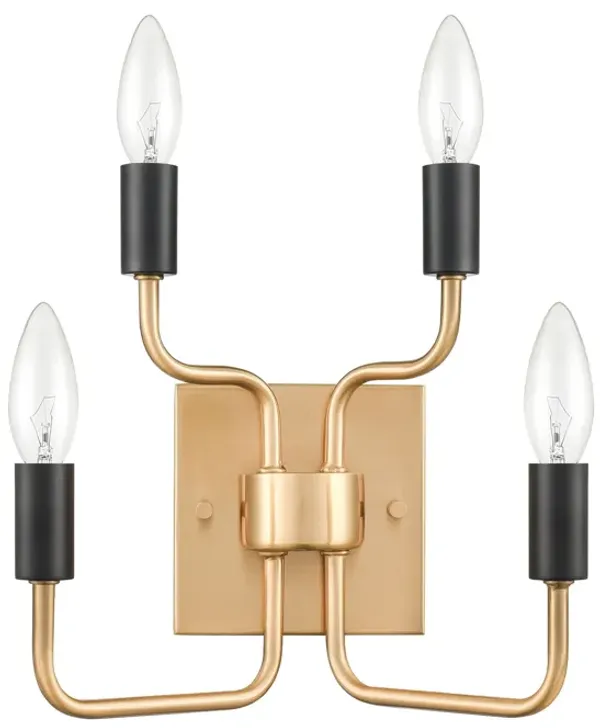 Epping Avenue 10'' High 4-Light Sconce