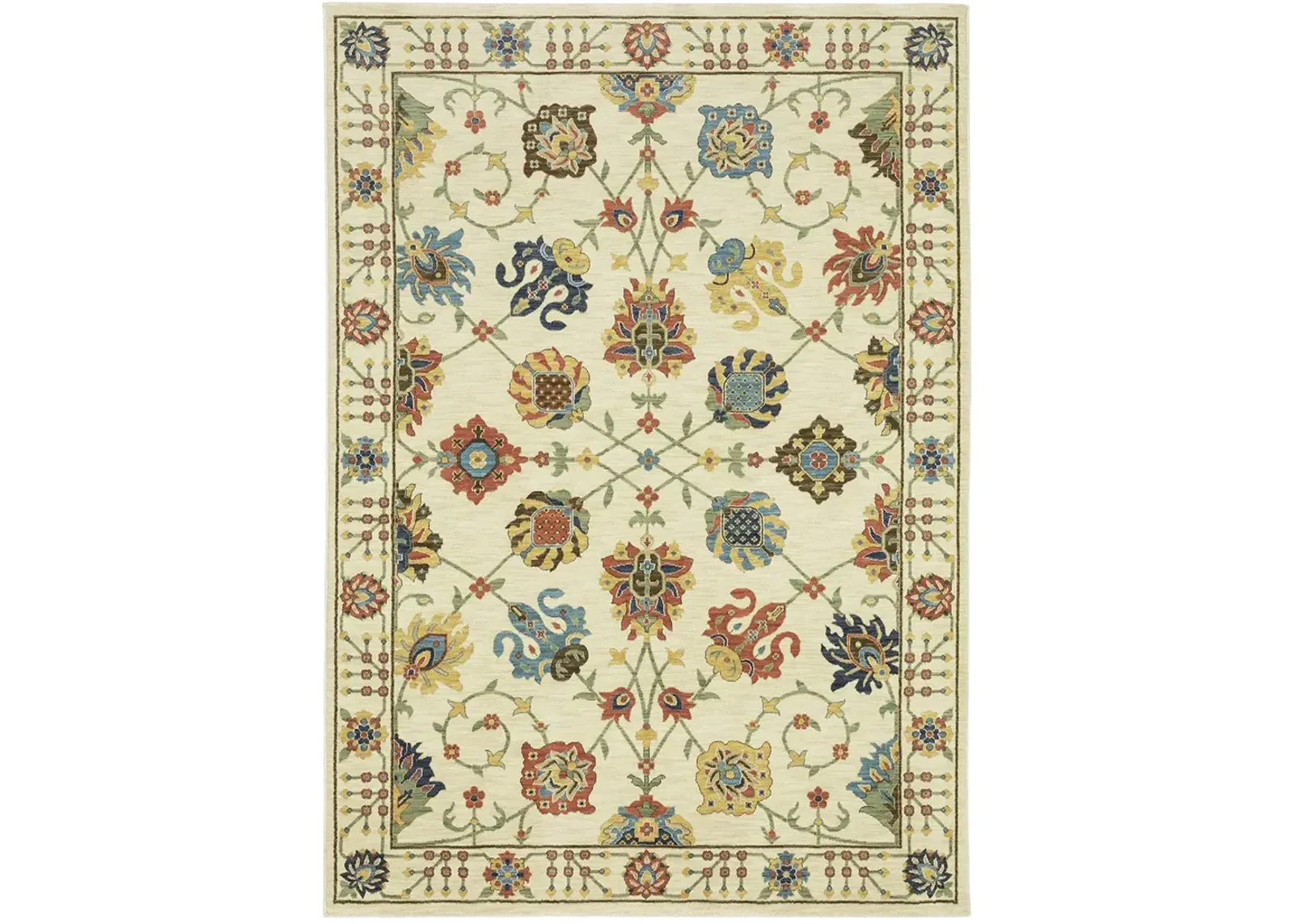 Francesca 5'3" x 7'6" Ivory Rug