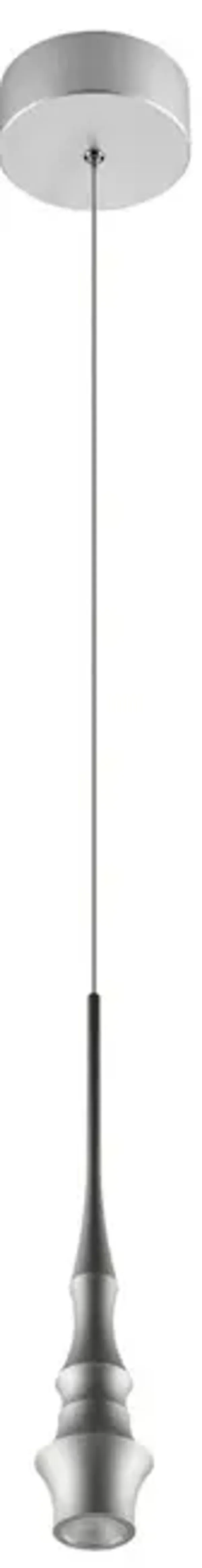 VONN Lighting Integrated LED Height Adjustable Pendant Light in Silver