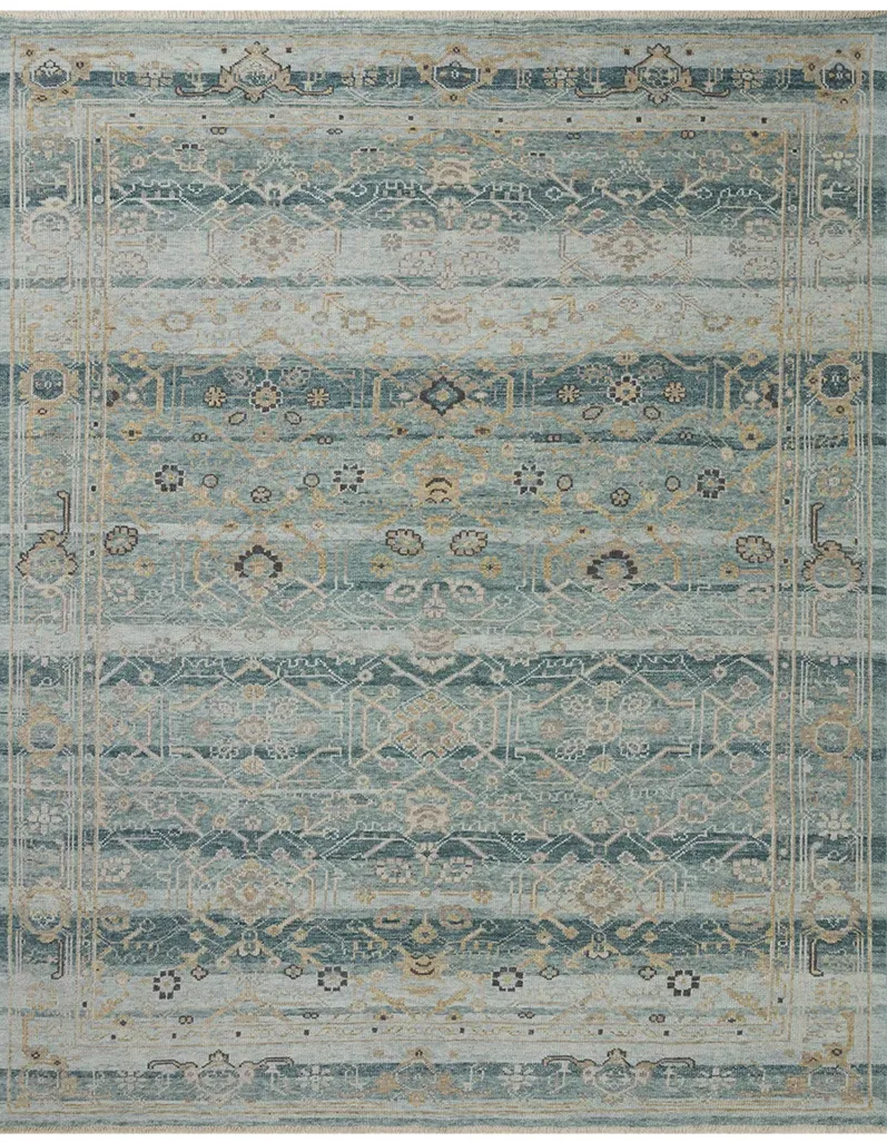 Dominic DOM04 Sky/Natural 9'6" x 13'6" Rug