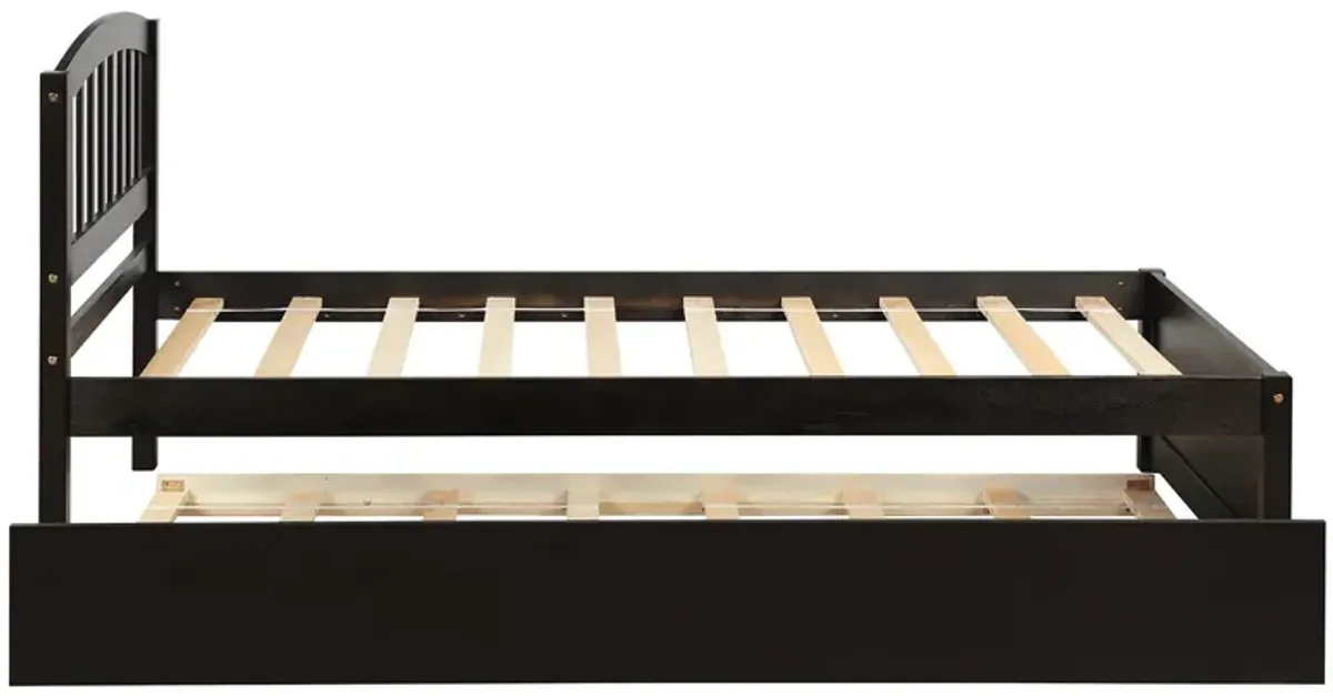 Merax Platform Bed Frame with Trundle