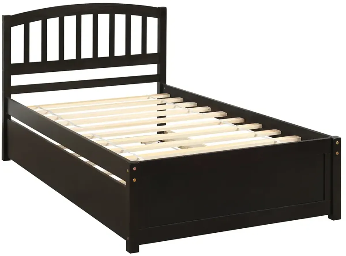 Merax Platform Bed Frame with Trundle