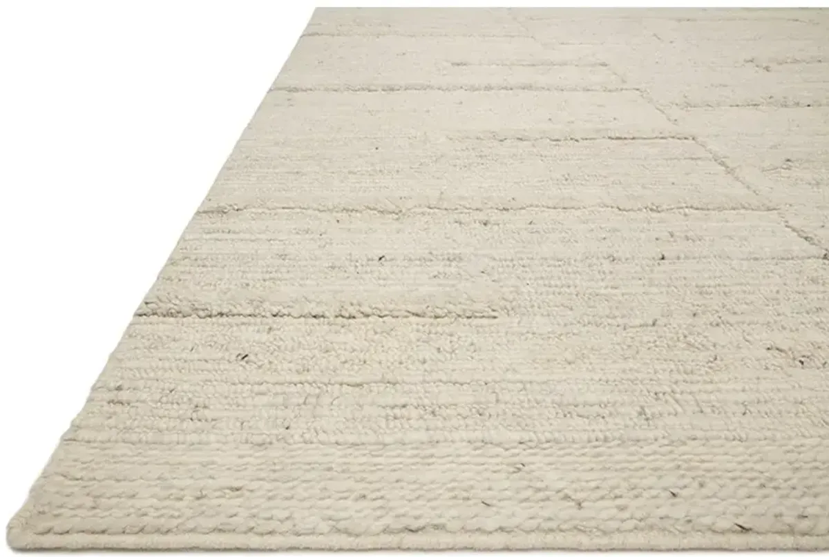 Rayan RAY01 Ivory 7'9" x 9'9" Rug