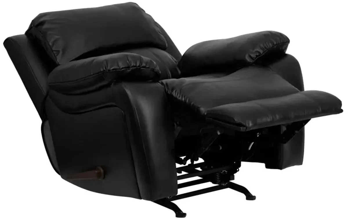 Flash Furniture Kyle Black LeatherSoft Rocker Recliner