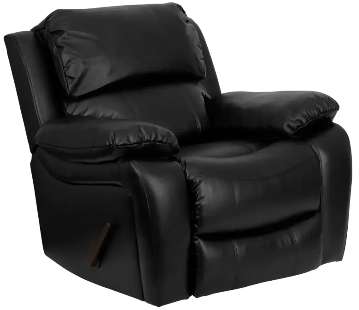 Flash Furniture Kyle Black LeatherSoft Rocker Recliner