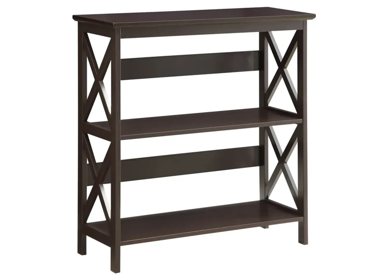 Convenience Concepts Oxford 3 Tier Bookcase, Espresso