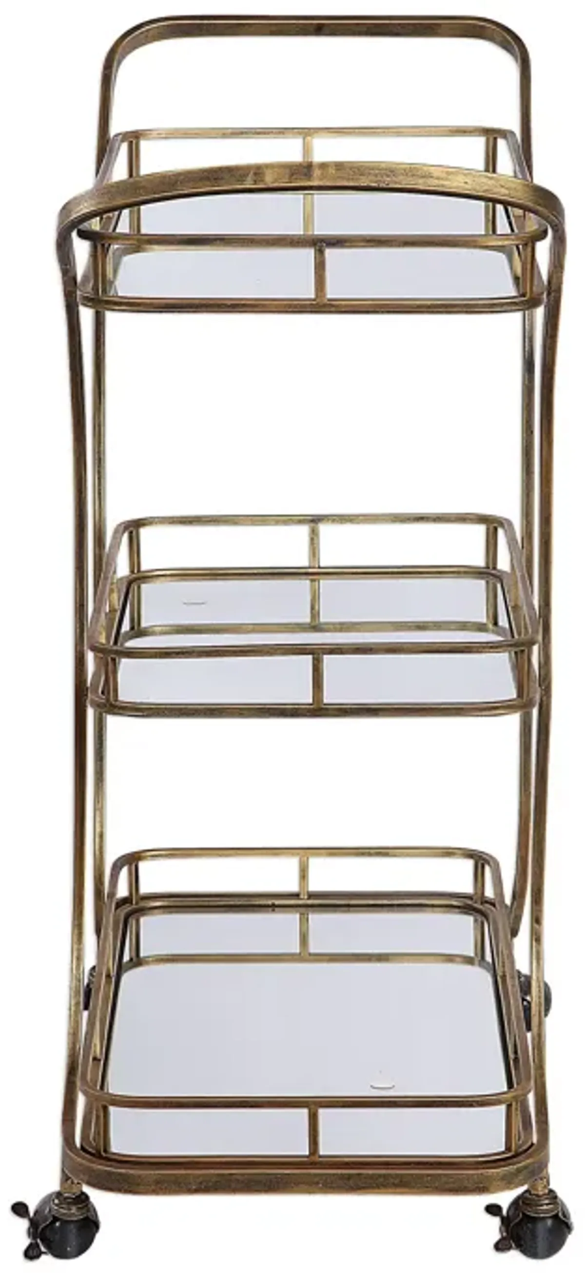 Uttermost Stassi Gold Serving Cart