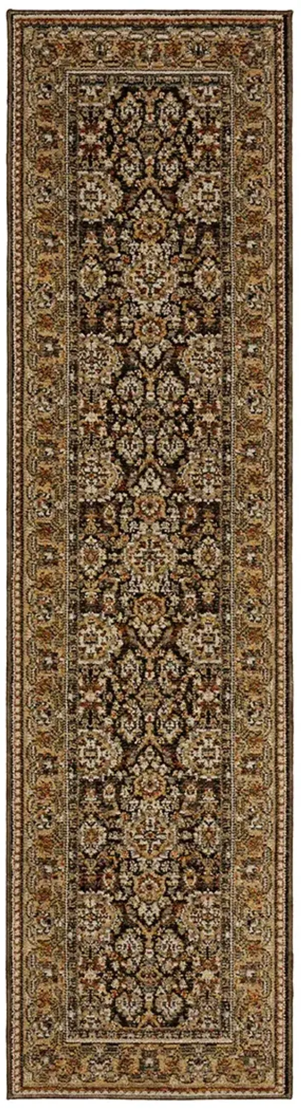 Andorra 2'3" x 8' Brown Rug