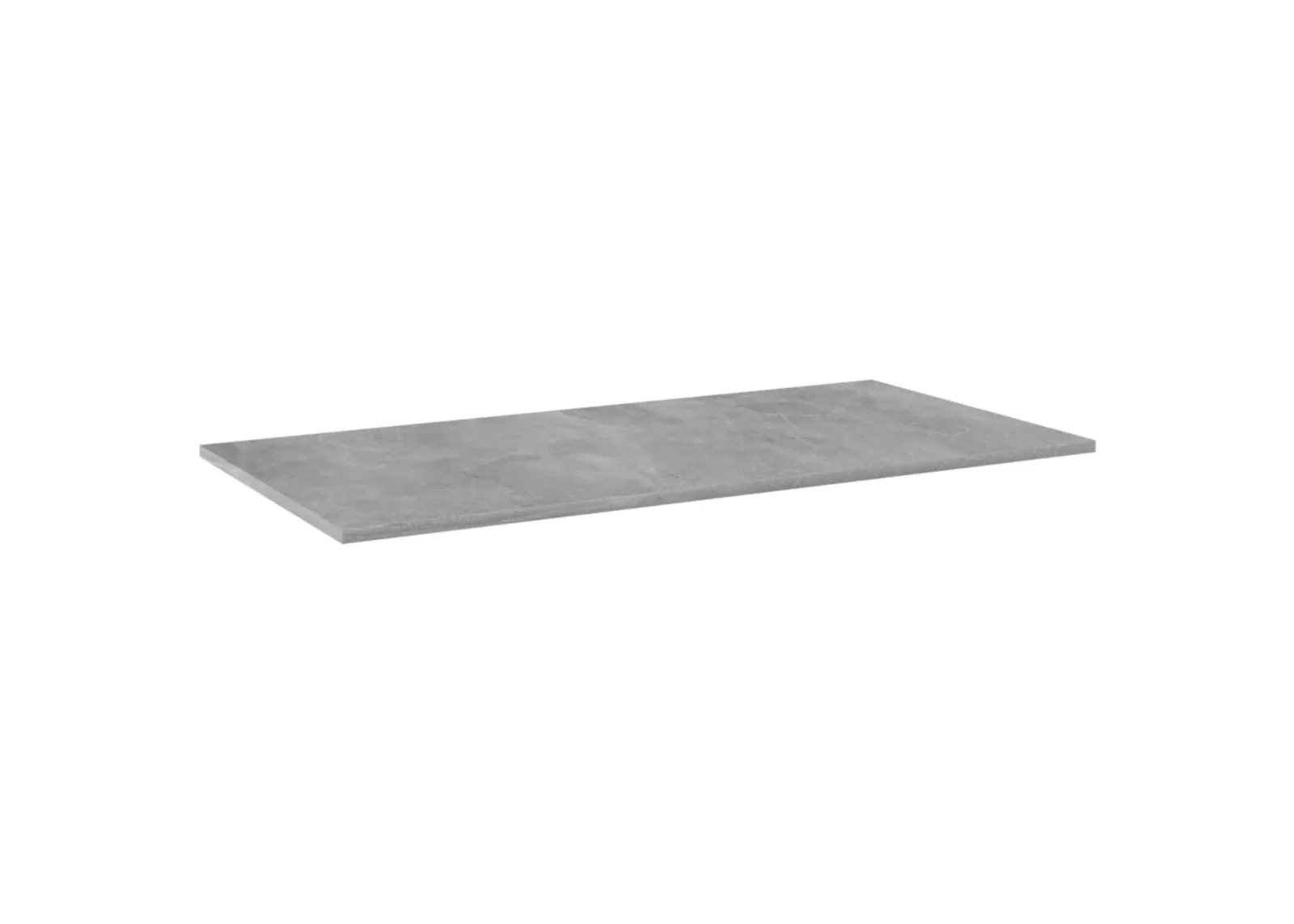 vidaXL Bookshelf Boards 8 pcs Concrete Gray 31.5"x7.9"x0.6" Chipboard