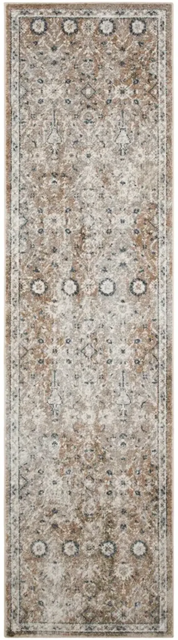 Astra Machine Washable ASW16 Gold Gray 2' x 6' Rug