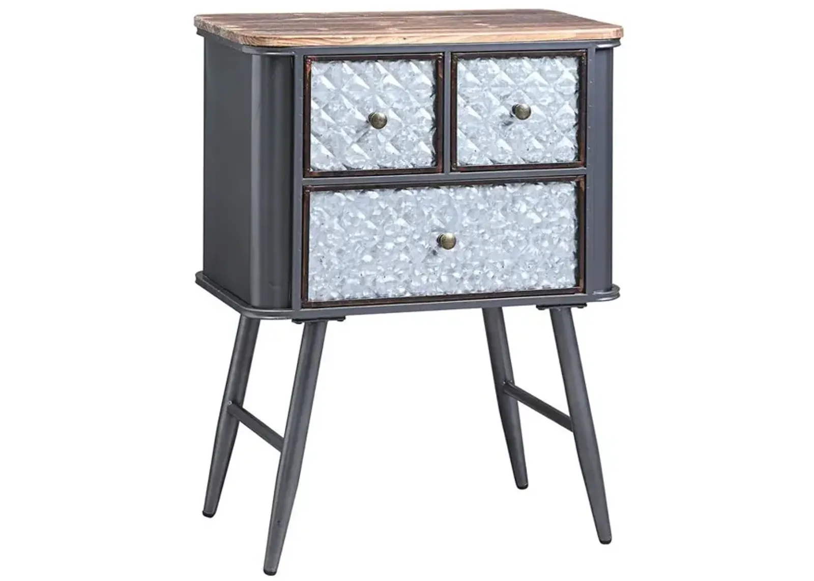 Forester Collection 3 Drawer Side Table