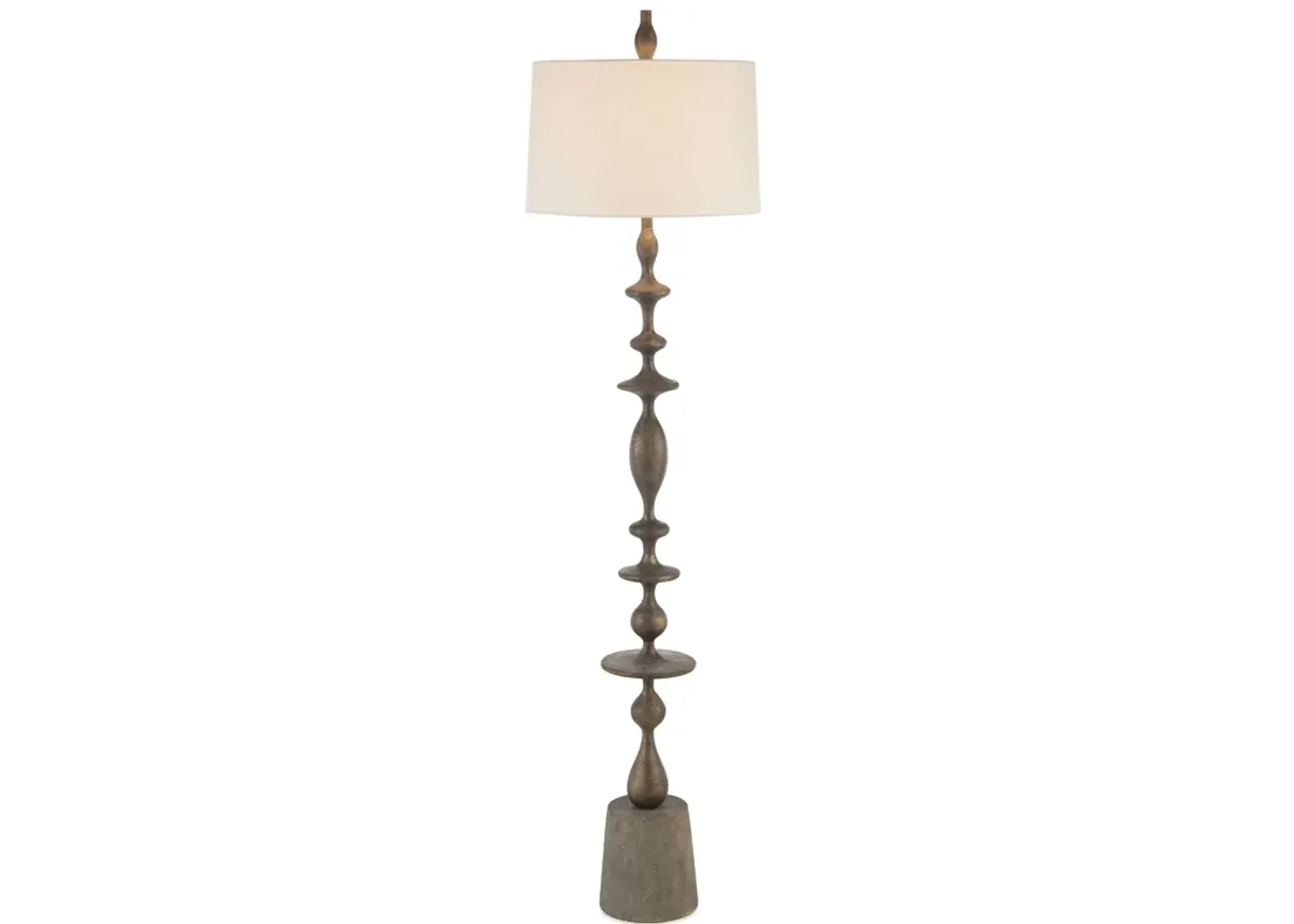 Matte Black Baluster Floor Lamp