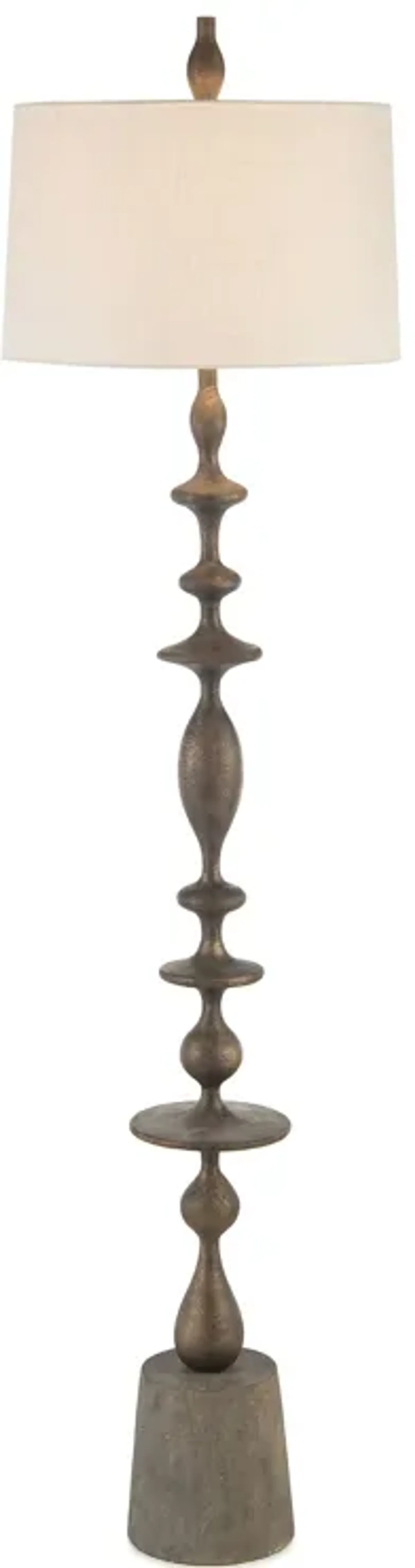 Matte Black Baluster Floor Lamp