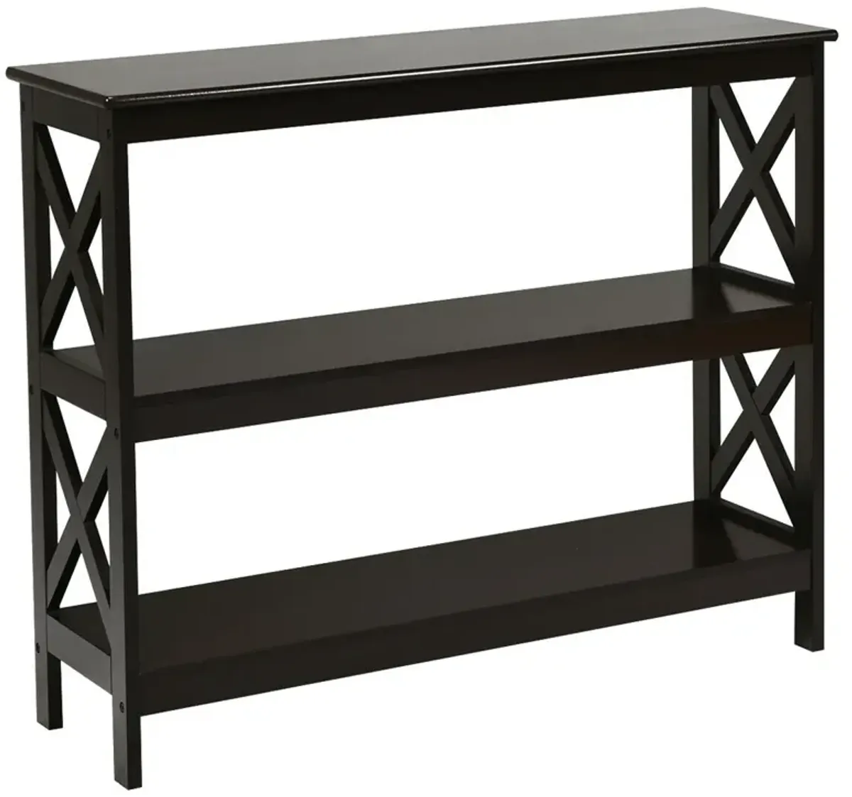 3-Tier Console X-Design Sofa Side Accent Table