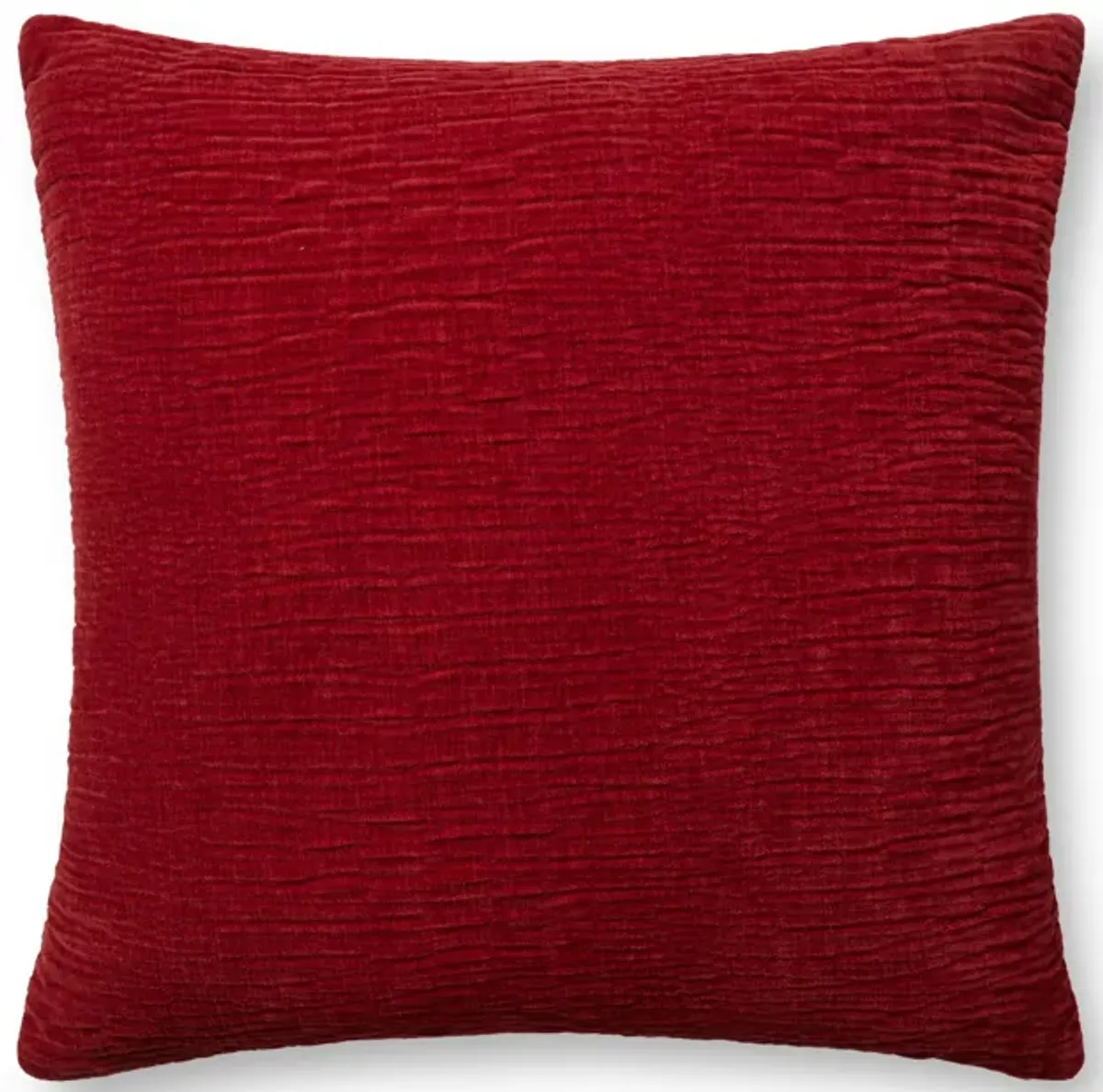 Red 22''x22'' Down Pillow