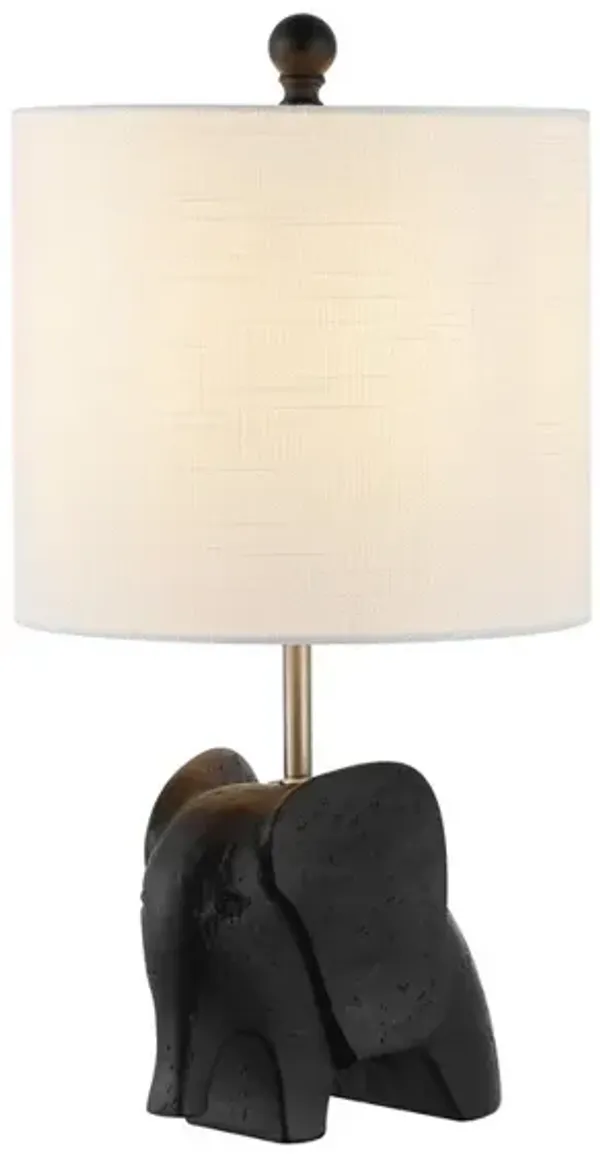 Koda Eclectic Southwestern Resin/Iron Elephant LED Kids' Table Lamp