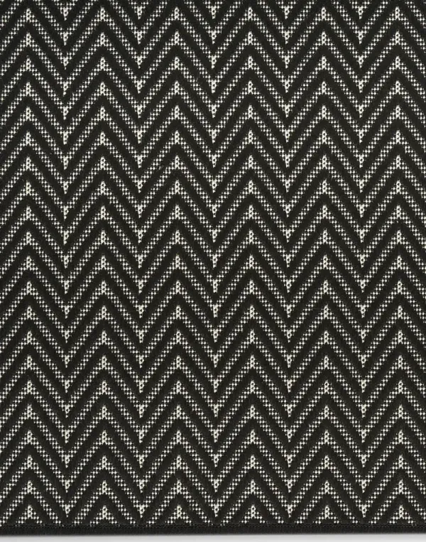 Horizon Indoor/Outdoor HOZ02 Black 6' x 9' Rug