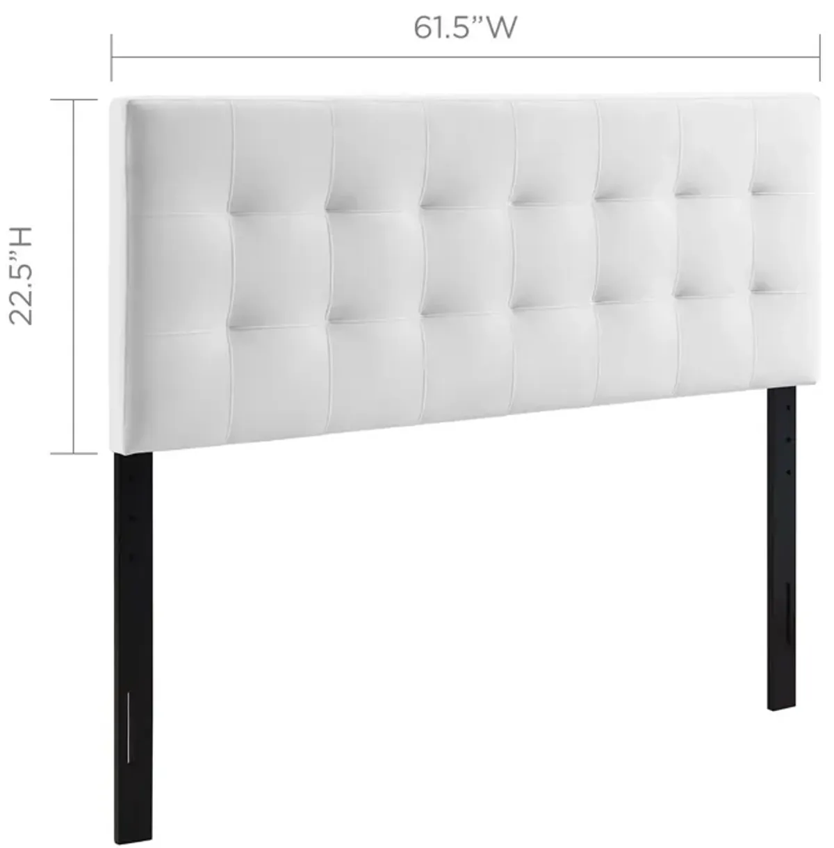 Modway - Lily Queen Biscuit Tufted Performance Velvet Headboard