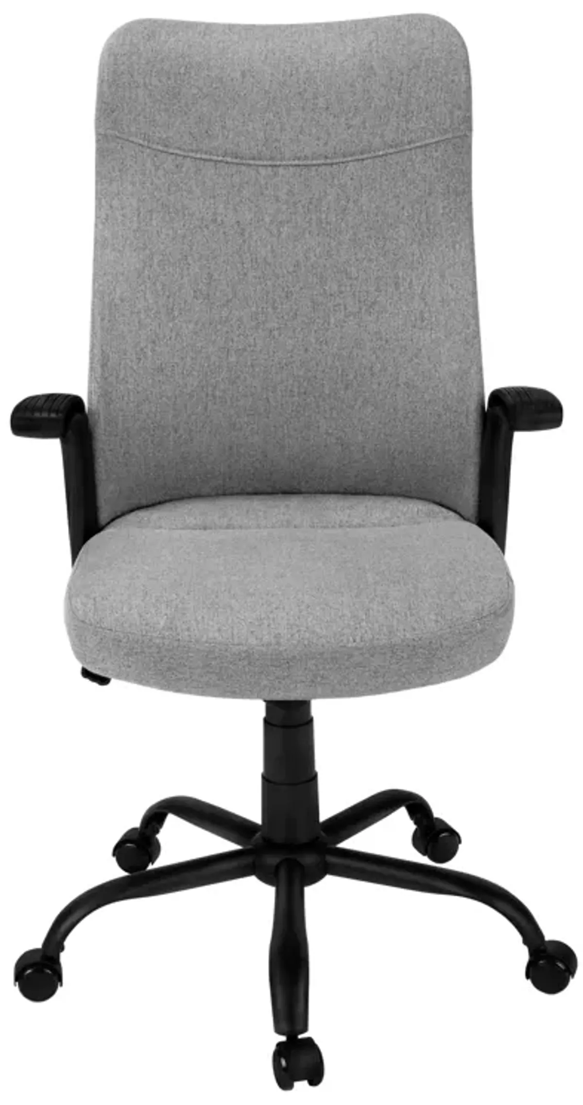 Monarch Specialties I 7325 Office Chair, Adjustable Height, Swivel, Ergonomic, Armrests, Computer Desk, Work, Metal, Mesh, Grey, Black, Contemporary, Modern