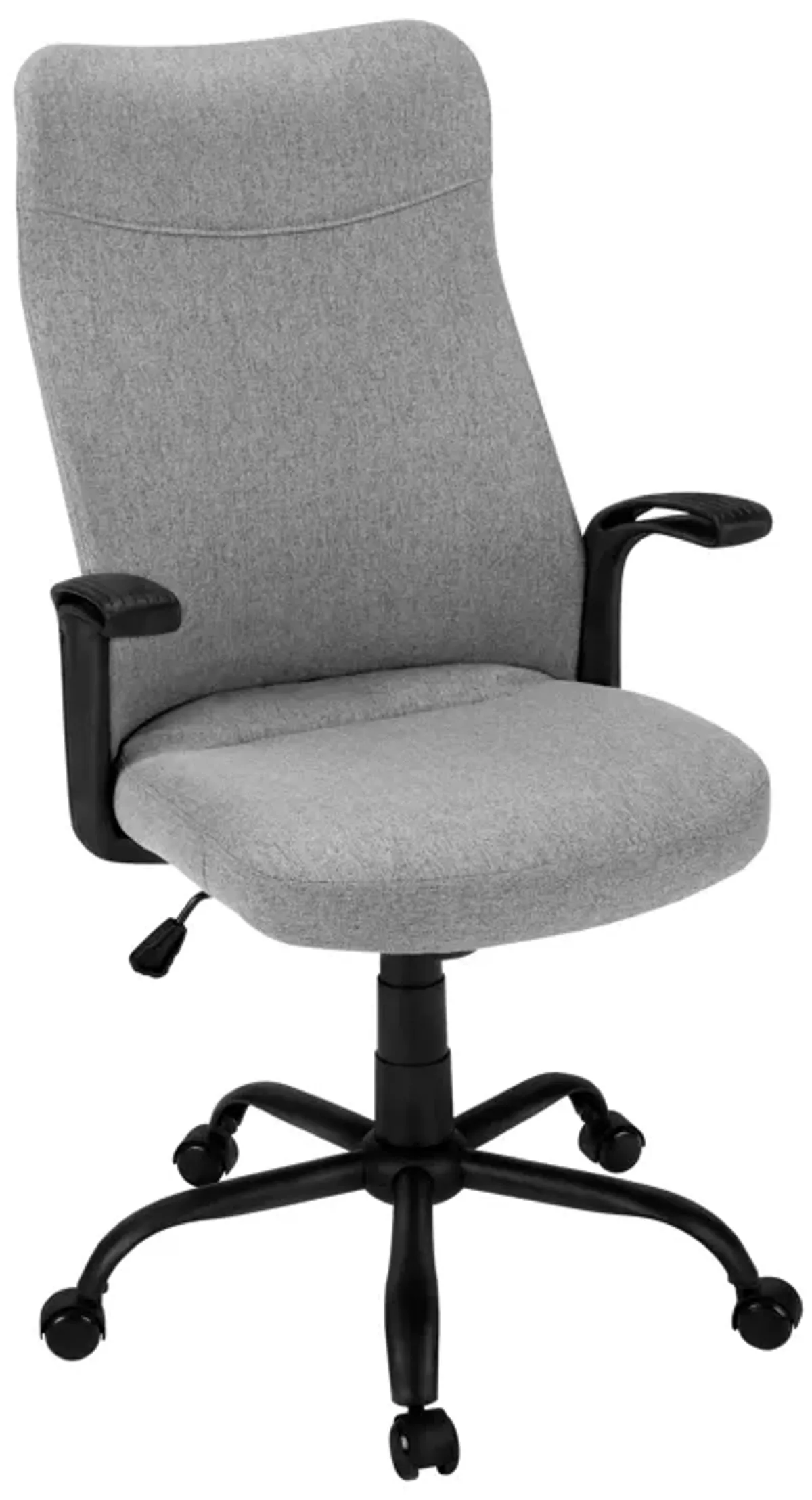 Monarch Specialties I 7325 Office Chair, Adjustable Height, Swivel, Ergonomic, Armrests, Computer Desk, Work, Metal, Mesh, Grey, Black, Contemporary, Modern