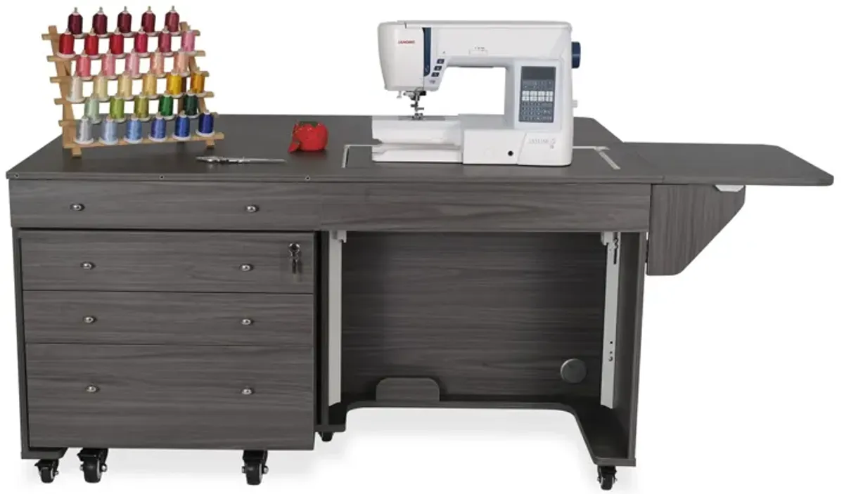 Kangaroo & Joey Sewing Cabinet Gray