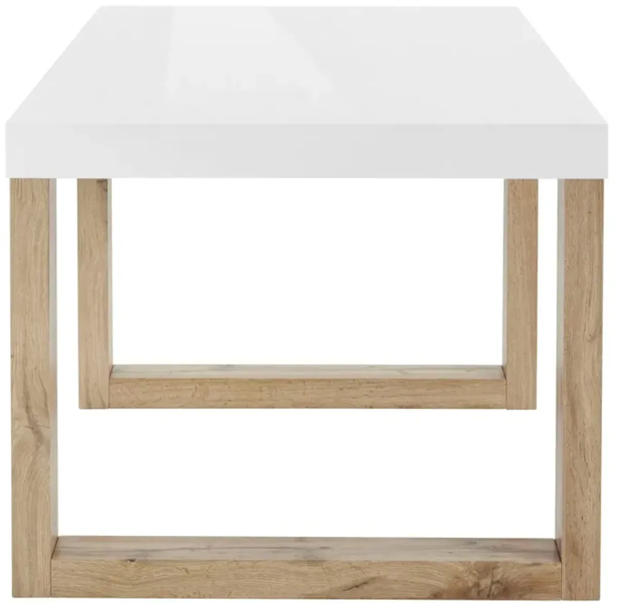 Arvid 6-Seating Dining Table with Square Oak Legs