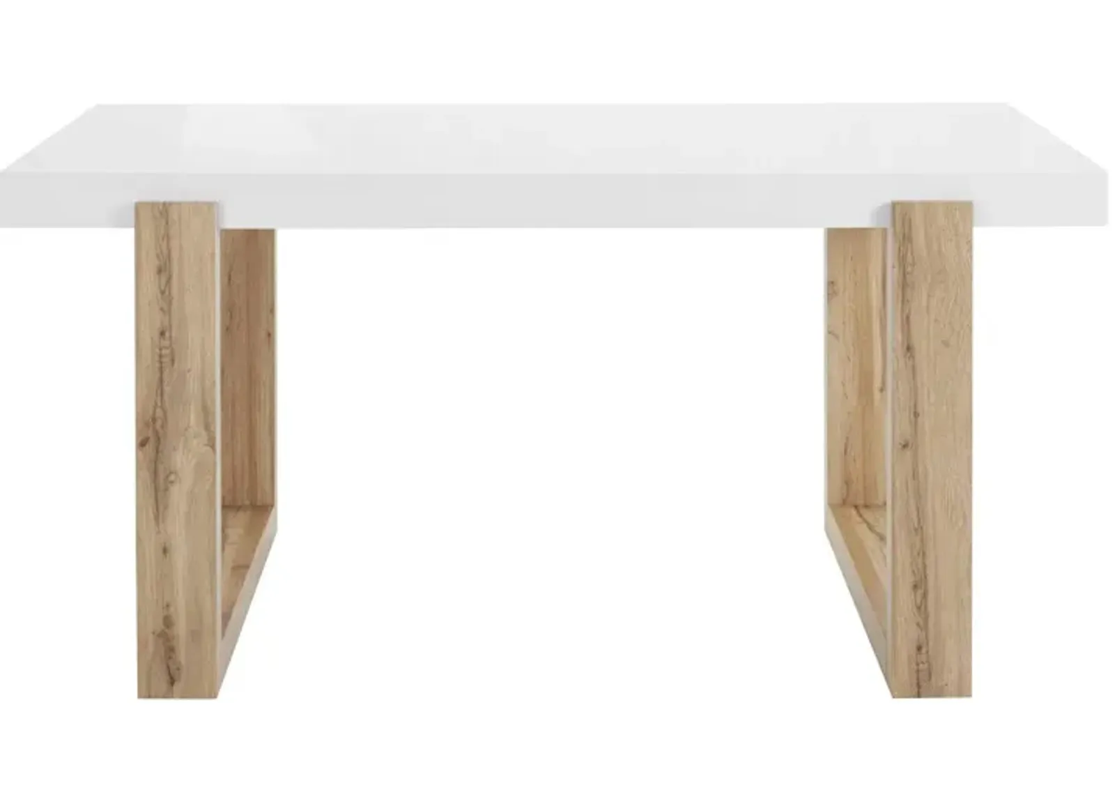 Arvid 6-Seating Dining Table with Square Oak Legs