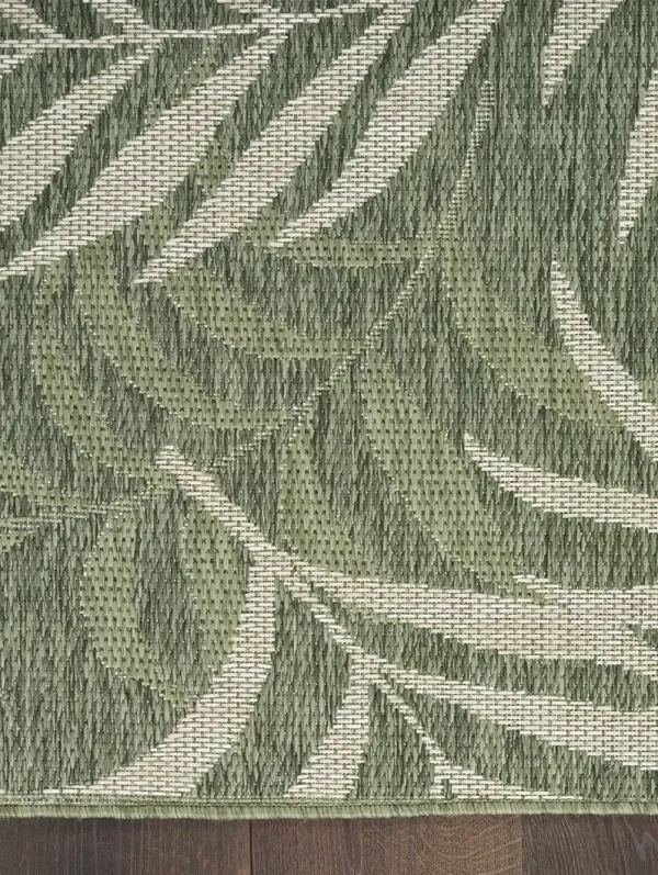 Garden Oasis GOA01 Green/Ivory 9' x 12' Rug