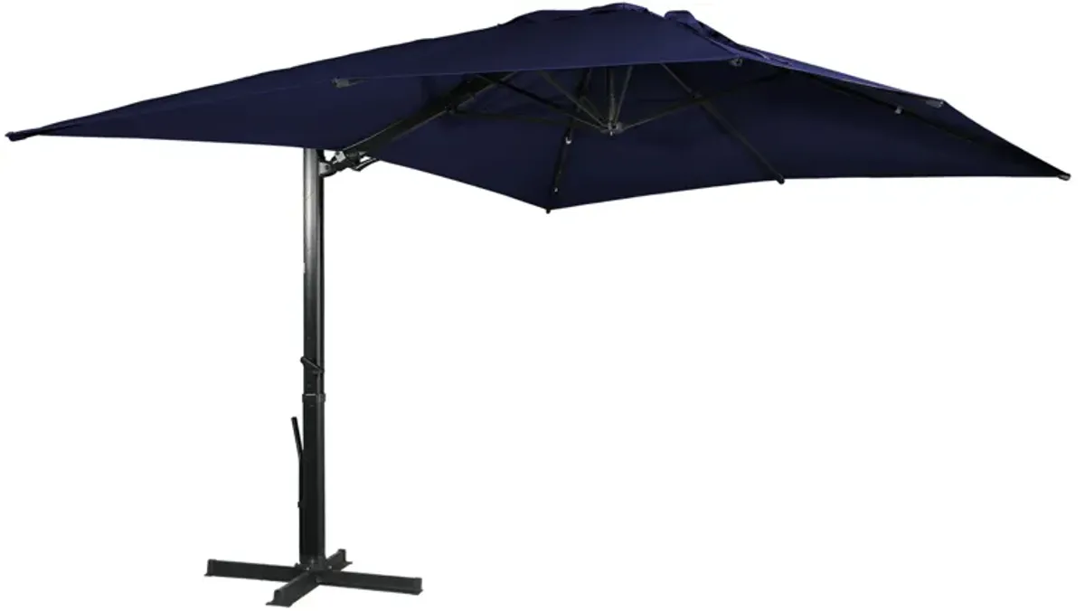 MONDAWE 13ft Square Offset Cantilever Patio Umbrella for Outdoor Shade