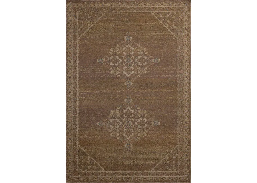 Mona Sunset/Natural 2'6" x 10'0" Runner Rug by Magnolia Home by Joanna Gaines x Loloi