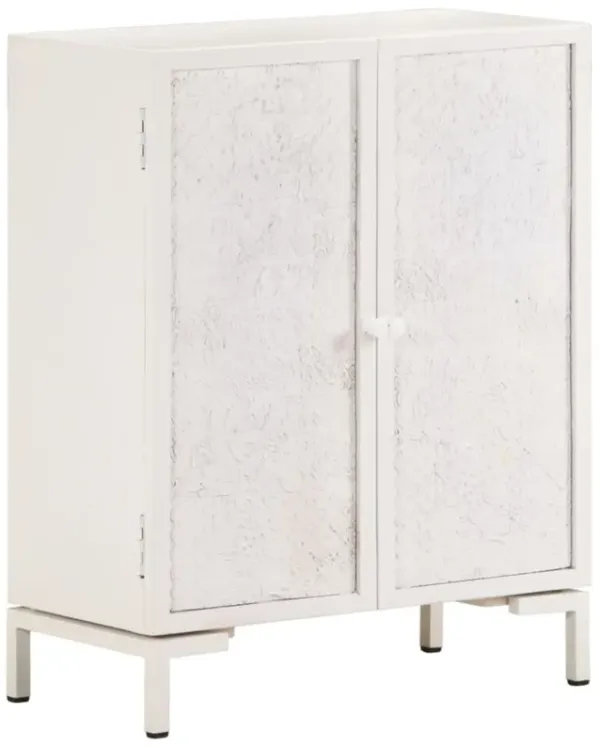 vidaXL Sideboard 23.6"x11.8"x29.9" Solid Mango Wood