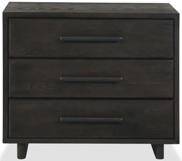 Sable Three Drawer Nightstand