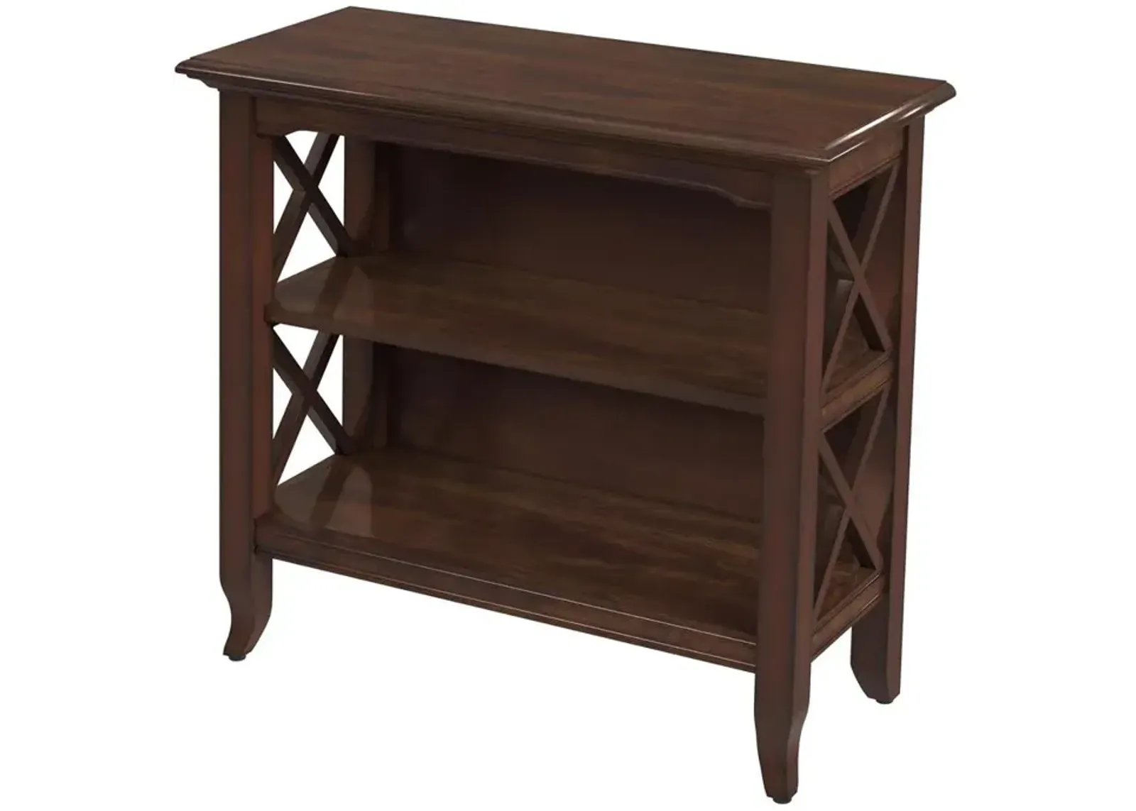 Butler Specialty Company Newport 32W 2 Shelf Bookcase, Dark Brown